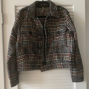 Free People Tweed Jacket